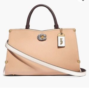 Coach Mason Carryall with extra snakeskin strap